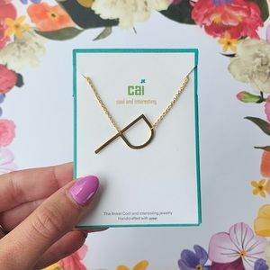 “P” Initial Necklace by Cool and Interesting (CAI)